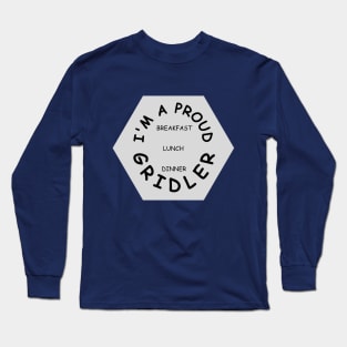 I'm A Proud Gridler Grey Long Sleeve T-Shirt